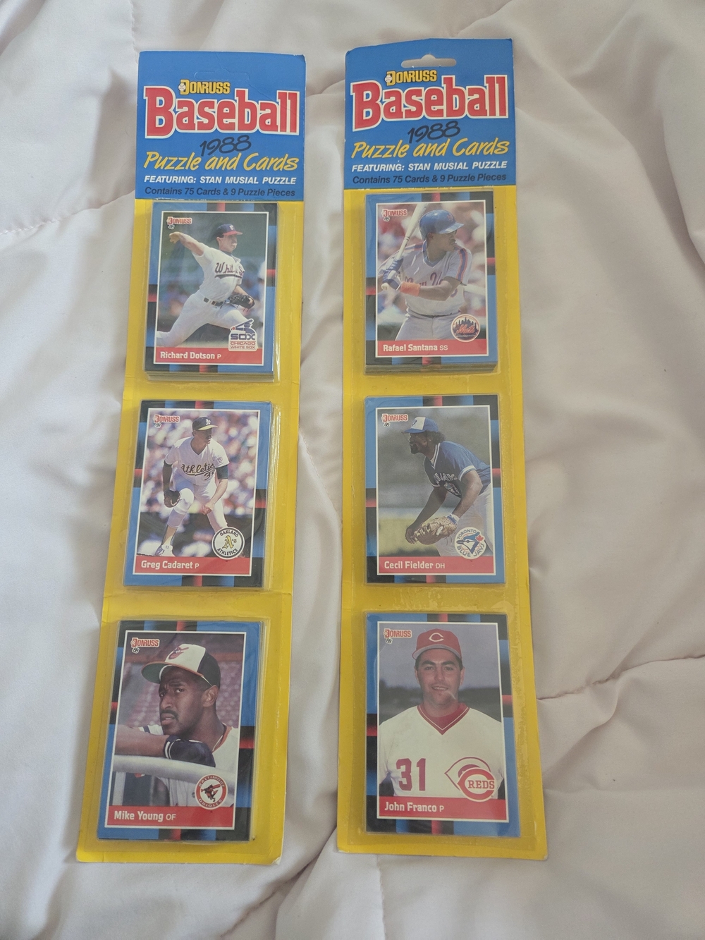 Donruss Baseball 1988 Puzzle and Cards - Two Packs